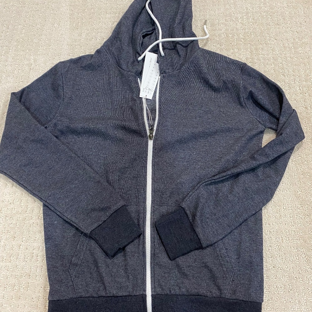Blue zip up